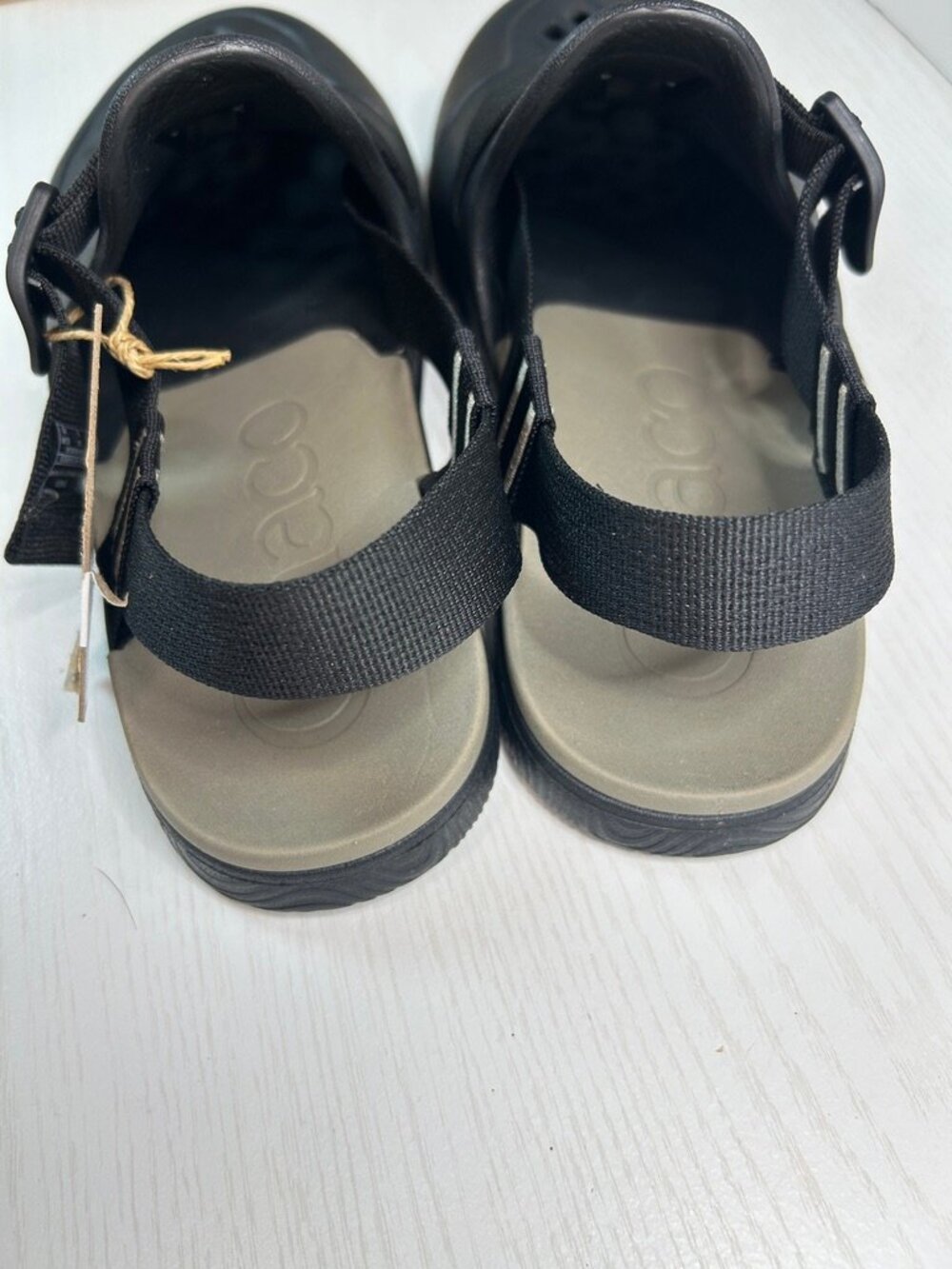 Chaco Chillos Clog Black Recovery Clogs Comfort Outdoor Slip On Shoes NWT Sz 10 - Picture 4 of 12